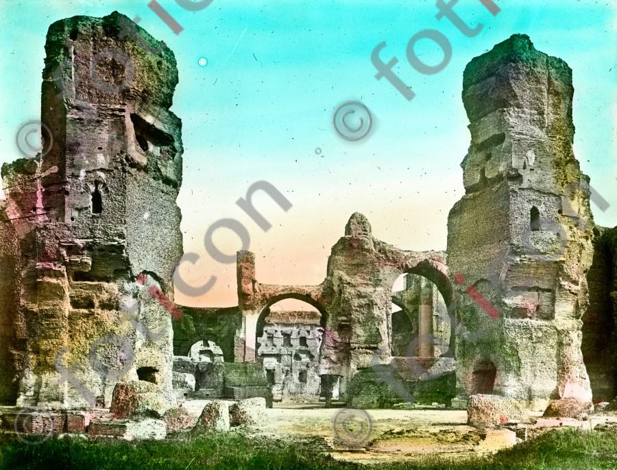 Thermen d. Caracella | Baths of Caracella - Foto foticon-simon-035-014.jpg | foticon.de - Bilddatenbank für Motive aus Geschichte und Kultur